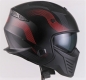 Preview: Helm VITO JET BRUZANO schwarz-matt/rot